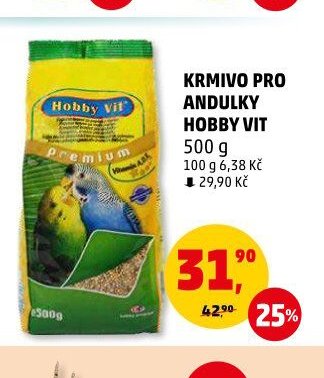 KRMIVO PRO ANDULKY HOBBY VIT