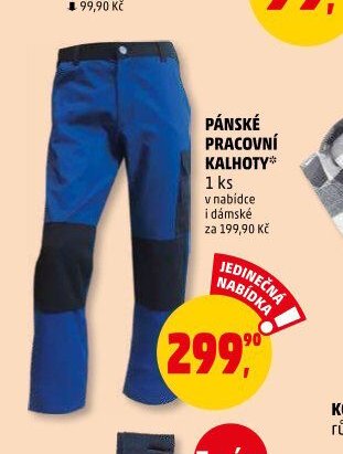 PÁNSKÉ PRACOVNÍ KALHOTY