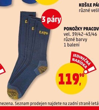 PONOŽKY PRACOVNÍ
