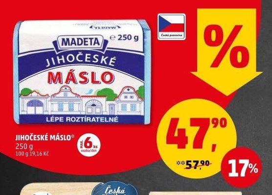 JIHOČESKÉ MÁSLO 250 g