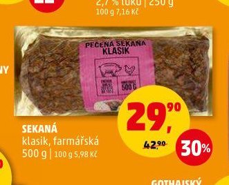 Sekaná klasik, farmářská
