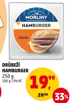 Drůbeží hamburger Morliny