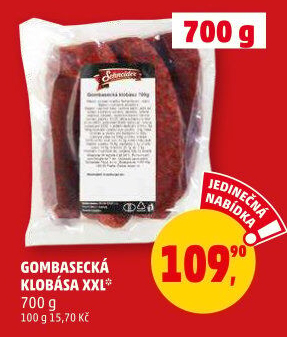 Gombasecká klobása Schneider