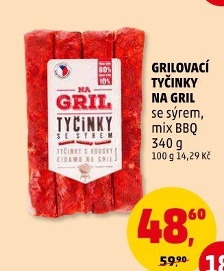 Grilovací tyčinky barbecue Na gril Penny