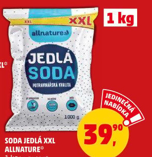 Jedlá soda Allnature