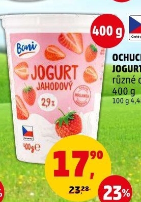 Jogurt ochucený Boni