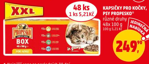 Kapsičky pro kočky Propesko