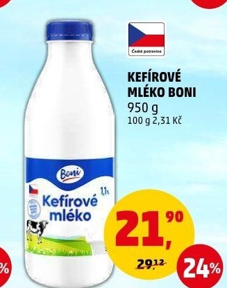 Kefírové mléko Boni