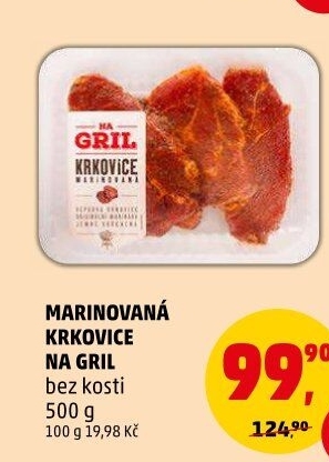 Krkovice bez kosti marinovaná Na gril Penny