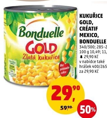 Kukuřice sterilovaná Gold Bonduelle