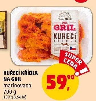 Kuřecí křídla marinovaná Na gril Penny