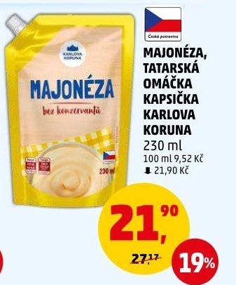 Majonéza Karlova Koruna