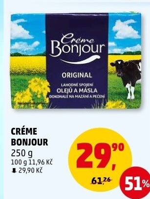 Margarín Créme Bonjour Rama