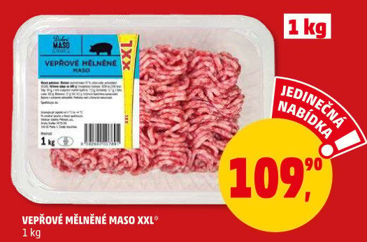 Maso mleté vepřové Dobré maso