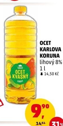 Ocet kvasný lihový Karlova Koruna