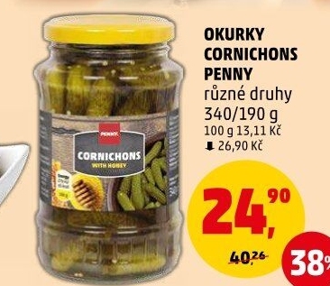 Okurky Cornichons Penny