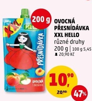 Ovocná kapsička Hello