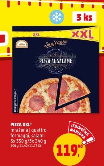 Pizza mražená San Fabio