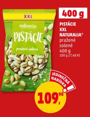 Pražené pistácie Naturalia