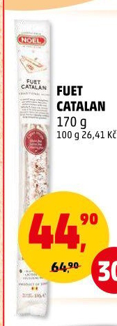 Salám Fuet Catalan Noel