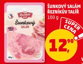 Salám šunkový Řezníkův talíř