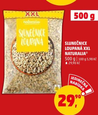 Slunečnice loupaná Naturalia