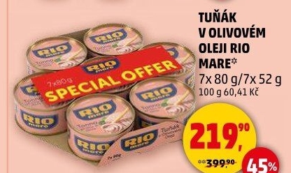 Tuňák v oleji Rio Mare