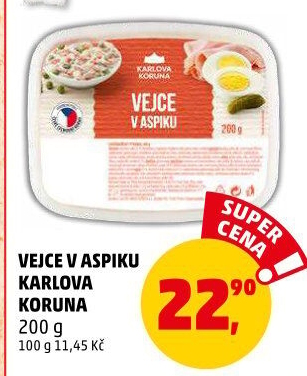 Vejce v aspiku Karlova Koruna
