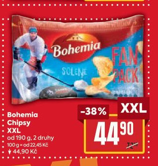 Bohemia Chipsy XXL od 190 g