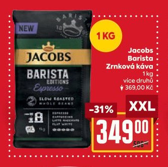 Jacobs Barista Zrnková káva