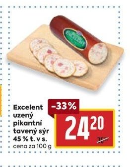 Excelent uzený pikantní tavený sýr