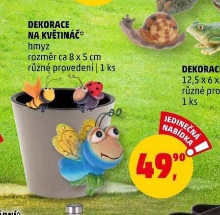 DEKORACE NA KVĚTINÁČ