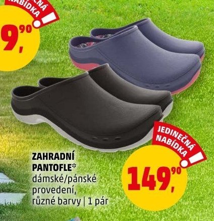ZAHRADNÍ PANTOFLE