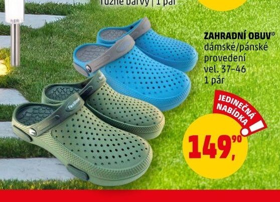 ZAHRADNÍ OBUV