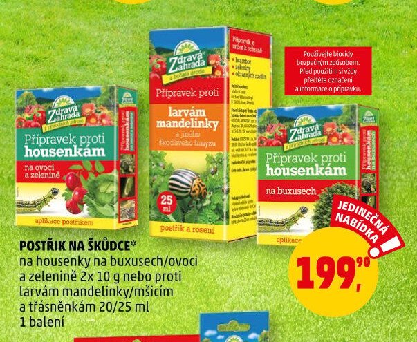 Postřik na škůdce
