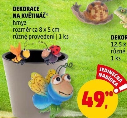 Dekorace na květináč