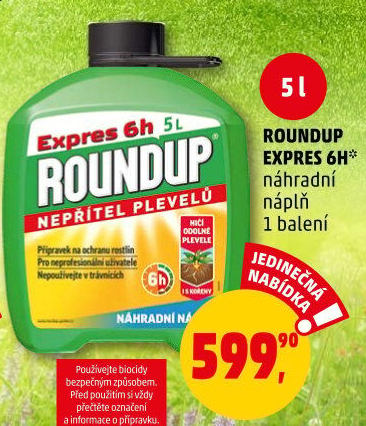 Herbicid sprej Roundup Expres - náhradní náplň