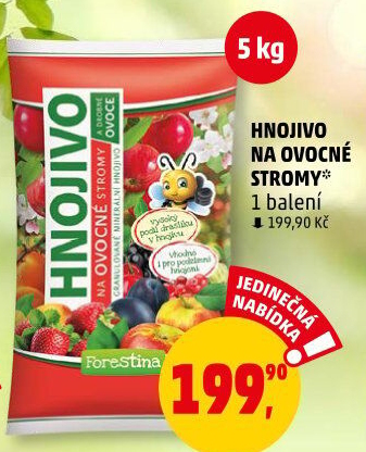 Hnojivo na ovocné stromy Forestina