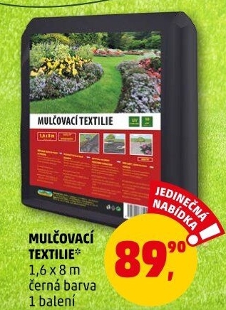 Mulčovací textilie