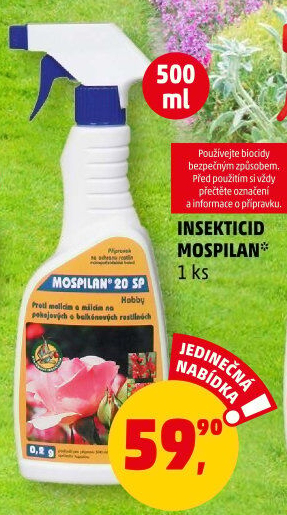 Přípravek insekticid sprej Mospilan 20 SP AgroBio