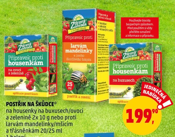 Přípravek na housenky na buxusech Zdravá zahrada