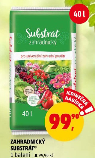 Zahradnický substrát