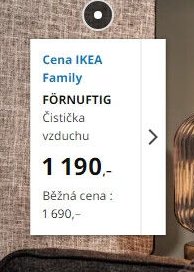 FÖRNUFTIG Čistička vzduchu
