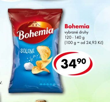 Bohemia vybrané druhy