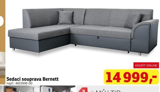 Sedací souprava Bernett - ASKO akcniletaky.com