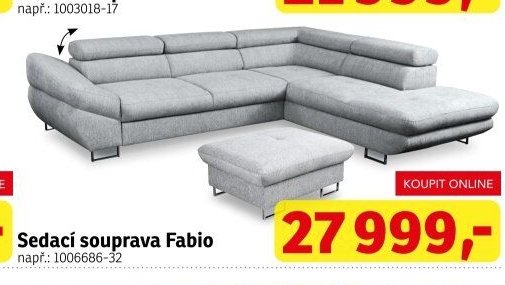 Sedací souprava Fabio - ASKO akcniletaky.com