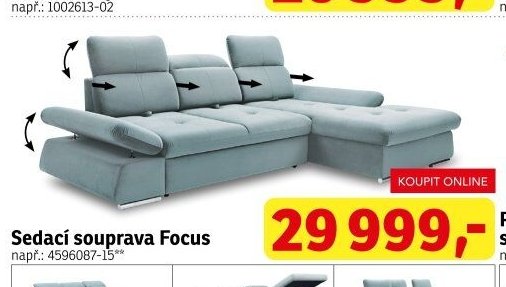 Sedací souprava Focus - ASKO akcniletaky.com
