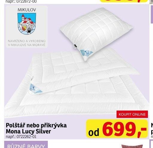 Polštář nebo přikrývka Mona Lucy Silver - ASKO akcniletaky.com