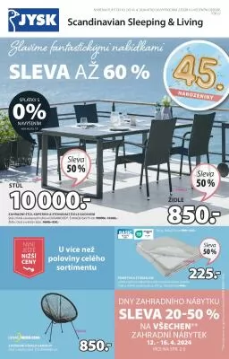 akční leták Jysk 10.4.2024-16.4.2024