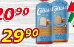 Italský toustový chléb Pan di Casa Colussi